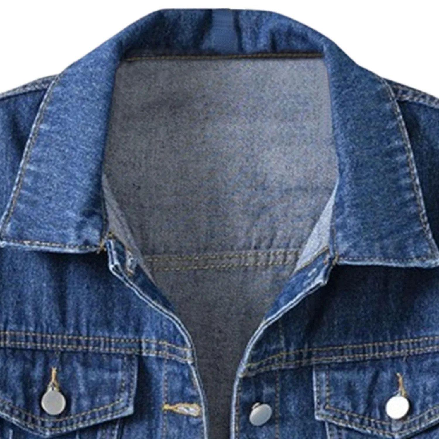 Женская джинсовая куртка с вышивкой жемчугом, Denim scuro — фото 3
