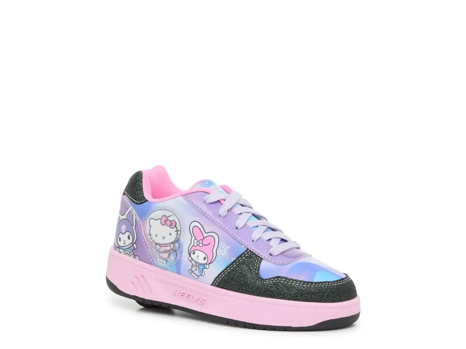 Кроссовки с колесиками Hello Kitty & Friends Kama Skate Shoe, Heelys, черно-розовые