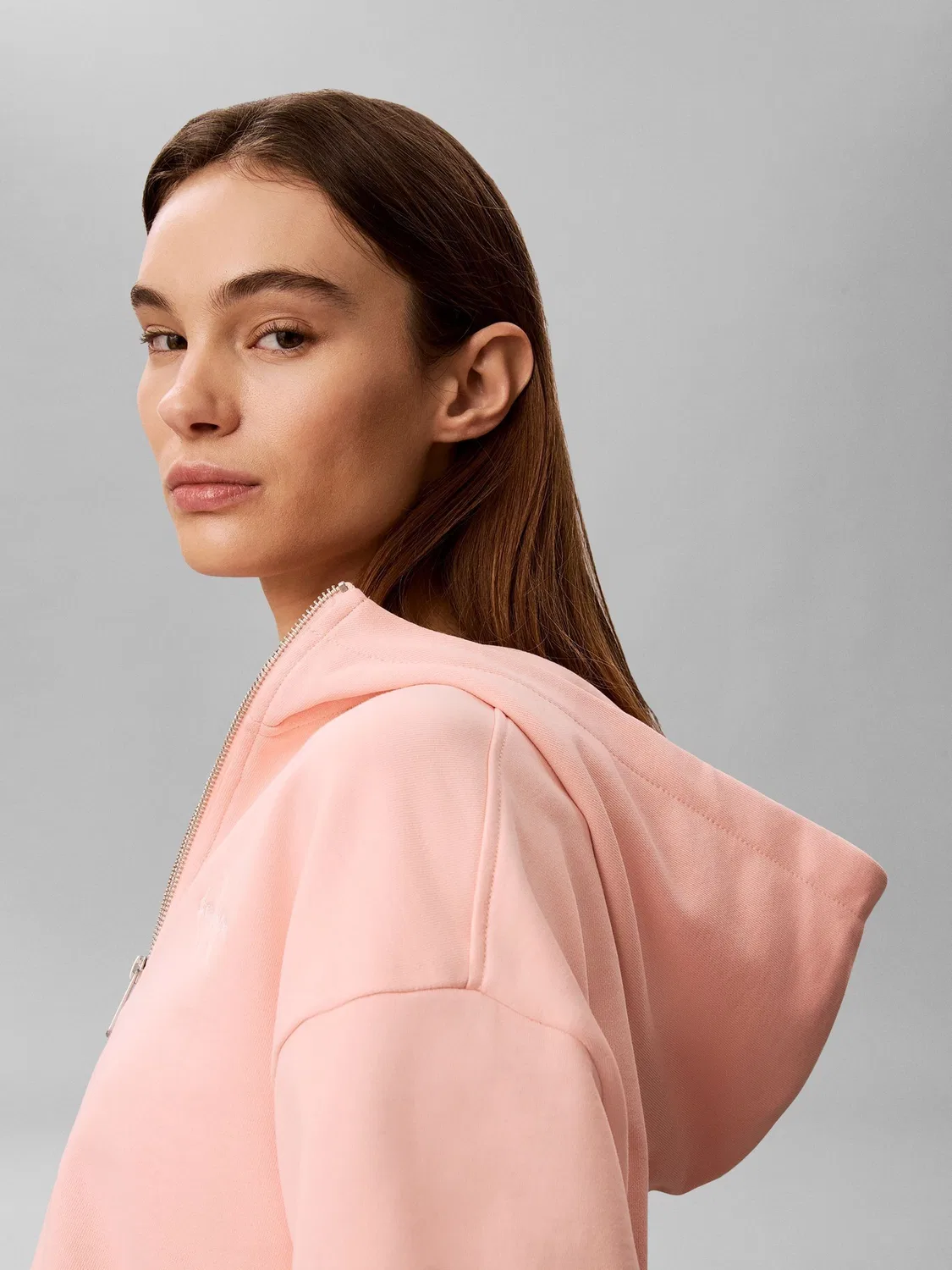 Худи Calvin Klein, розовое — фото 3