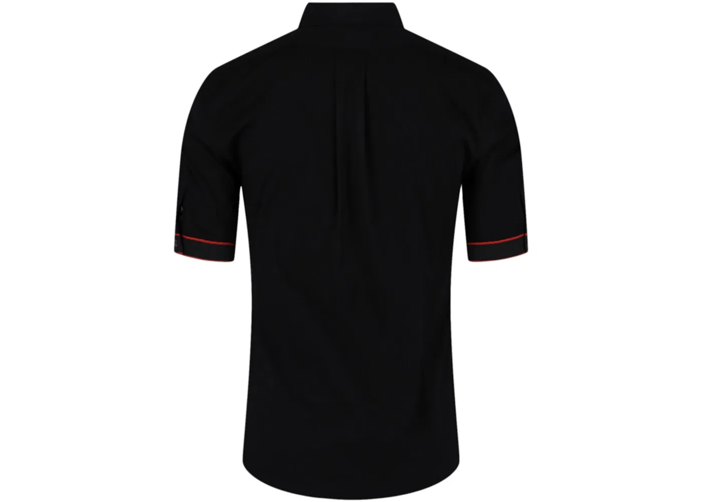 Мужская рубашка с длинным рукавом Button-Up Shirt Alexander McQueen, Black — фото 2