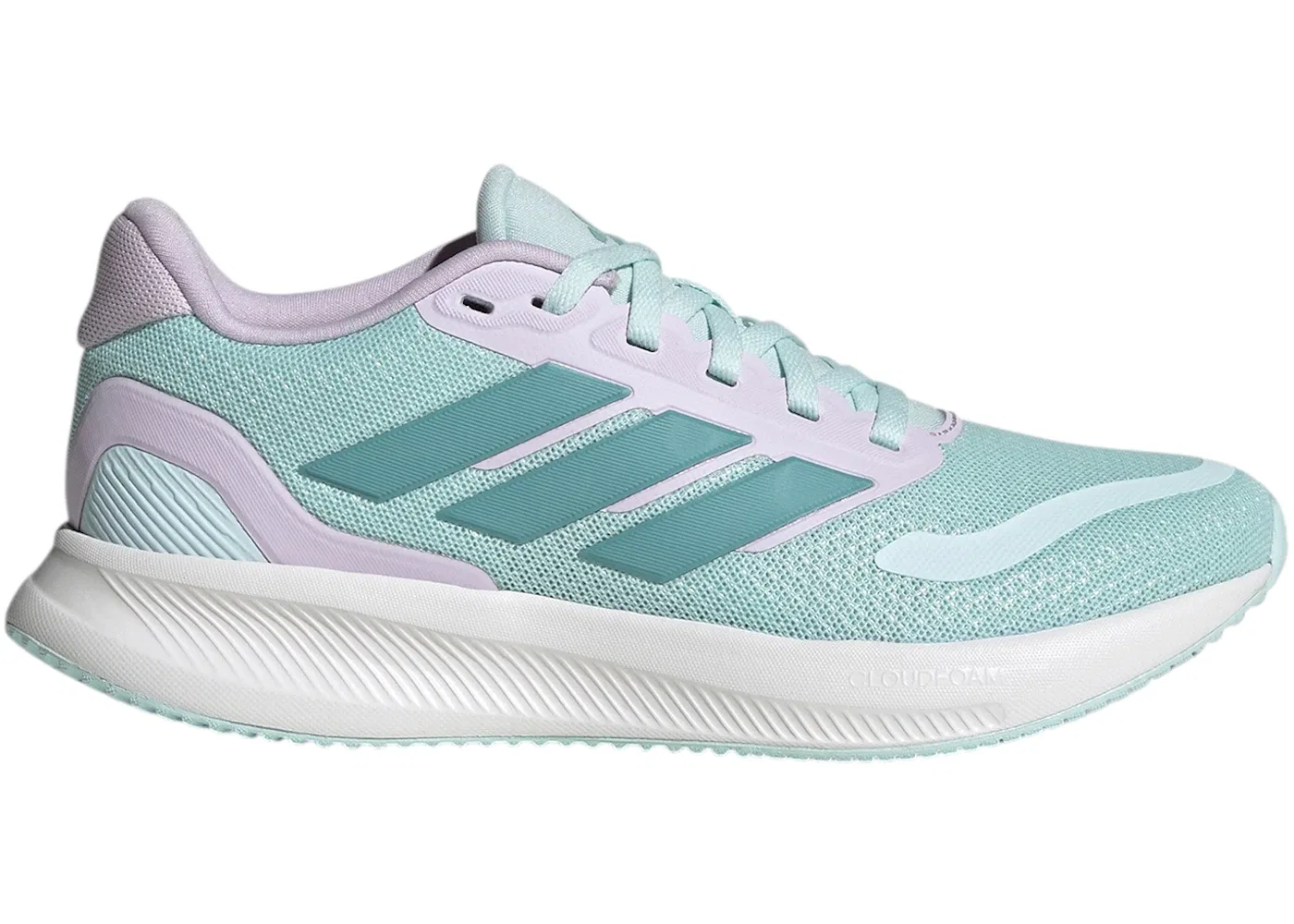Детские кроссовки для бега с амортизацией Adidas Runfalcon 5, Halo Mint Mint Ton Ice Lavender