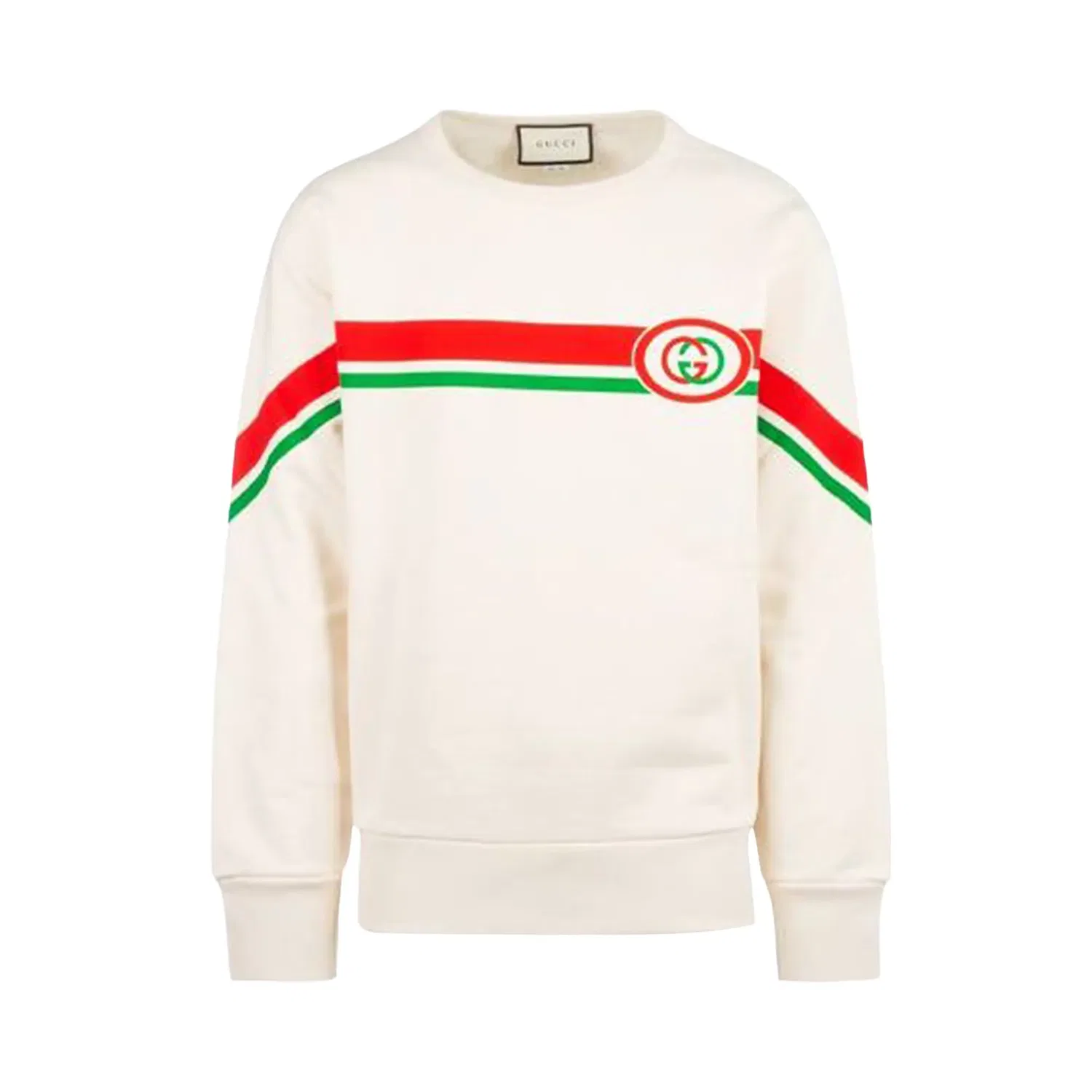 Толстовка Gucci с переплетающимися буквами G, белый
