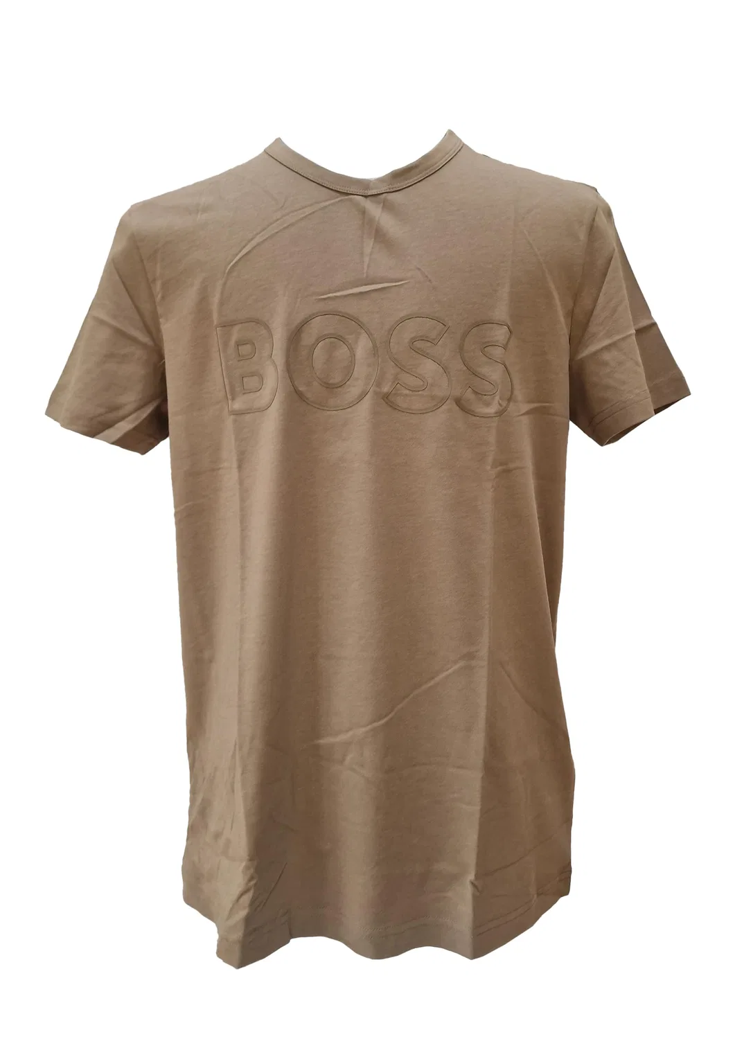Мужская футболка с коротким рукавом и крупным логотипом Teebo BOSS, Pastel Green (Kaki)