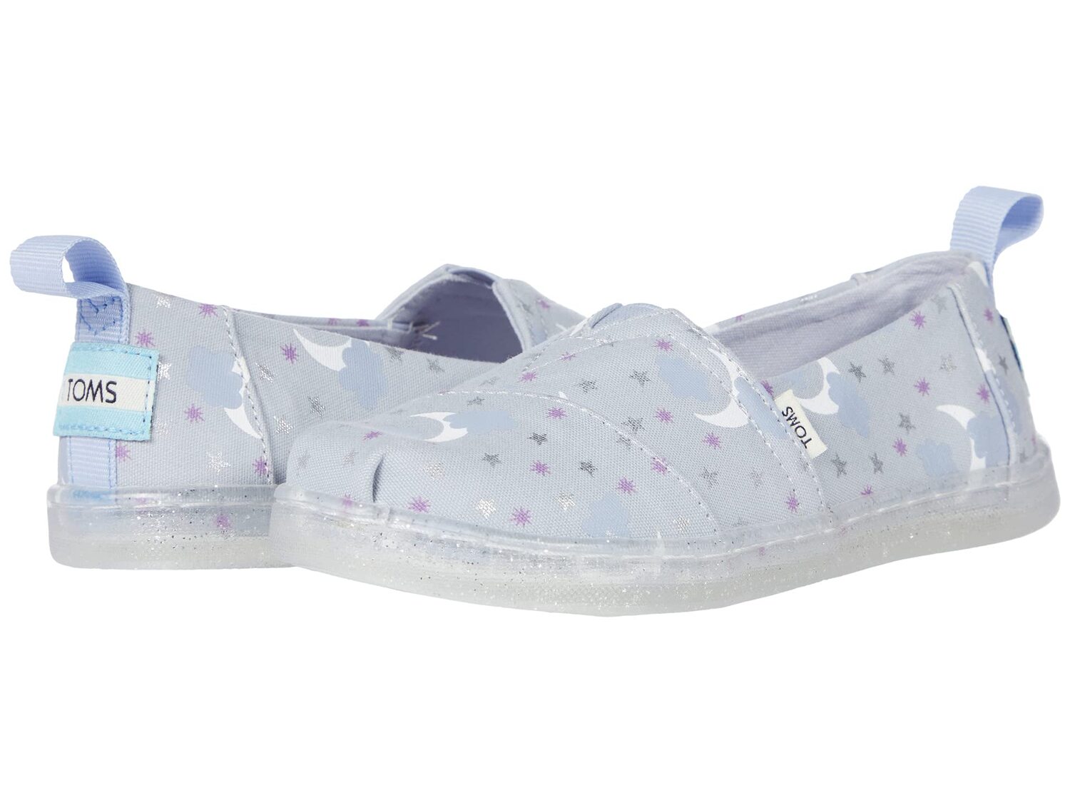 

Мокасины TOMS Kids, Foil Starry Sky Alpargata