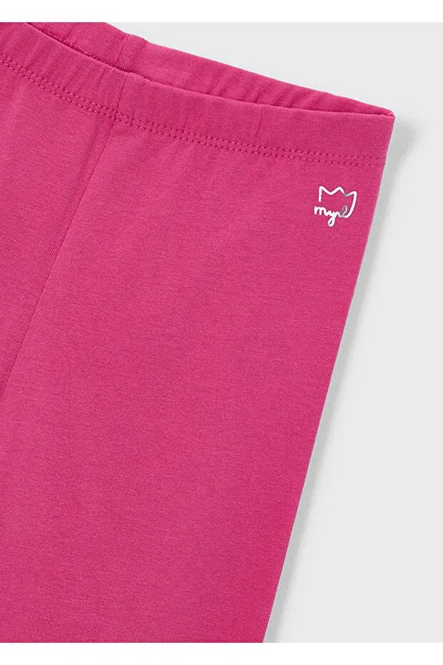 Детские леггинсы для девочек хлопковые Long Leggings 748 Mayoral, Pink — фото 4