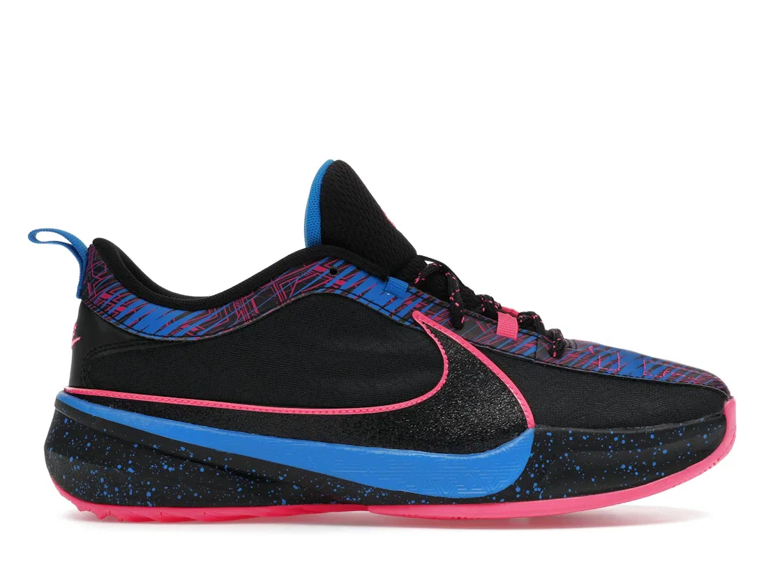 Детские кроссовки для баскетбола Nike Zoom Freak 5 Nike, Deep Royal Blue/Black/Hyper Pink/Photo Blue