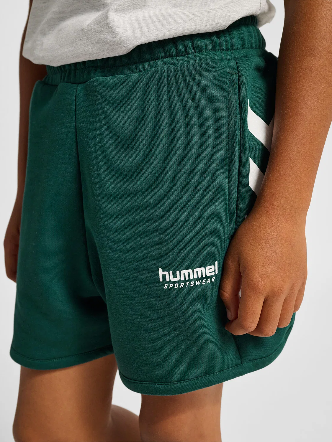 Детские шорты свободного кроя Hmljr Loose Hummel, Цвет: Dunkelgrun — фото 4