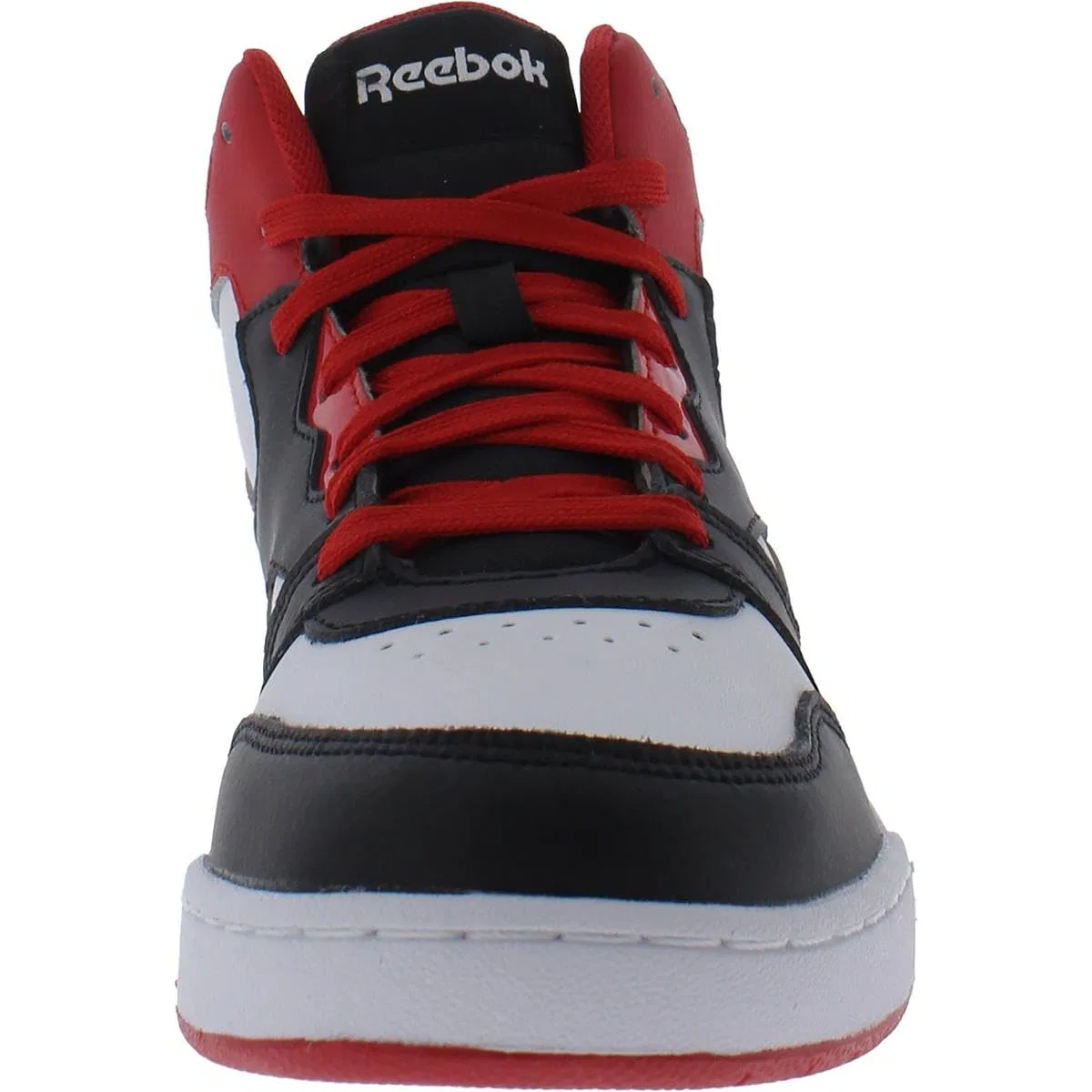 Детские кроссовки для мальчиков Bb4500 Court Sneaker Reebok, Bianco Nero Rosso Vector — фото 3
