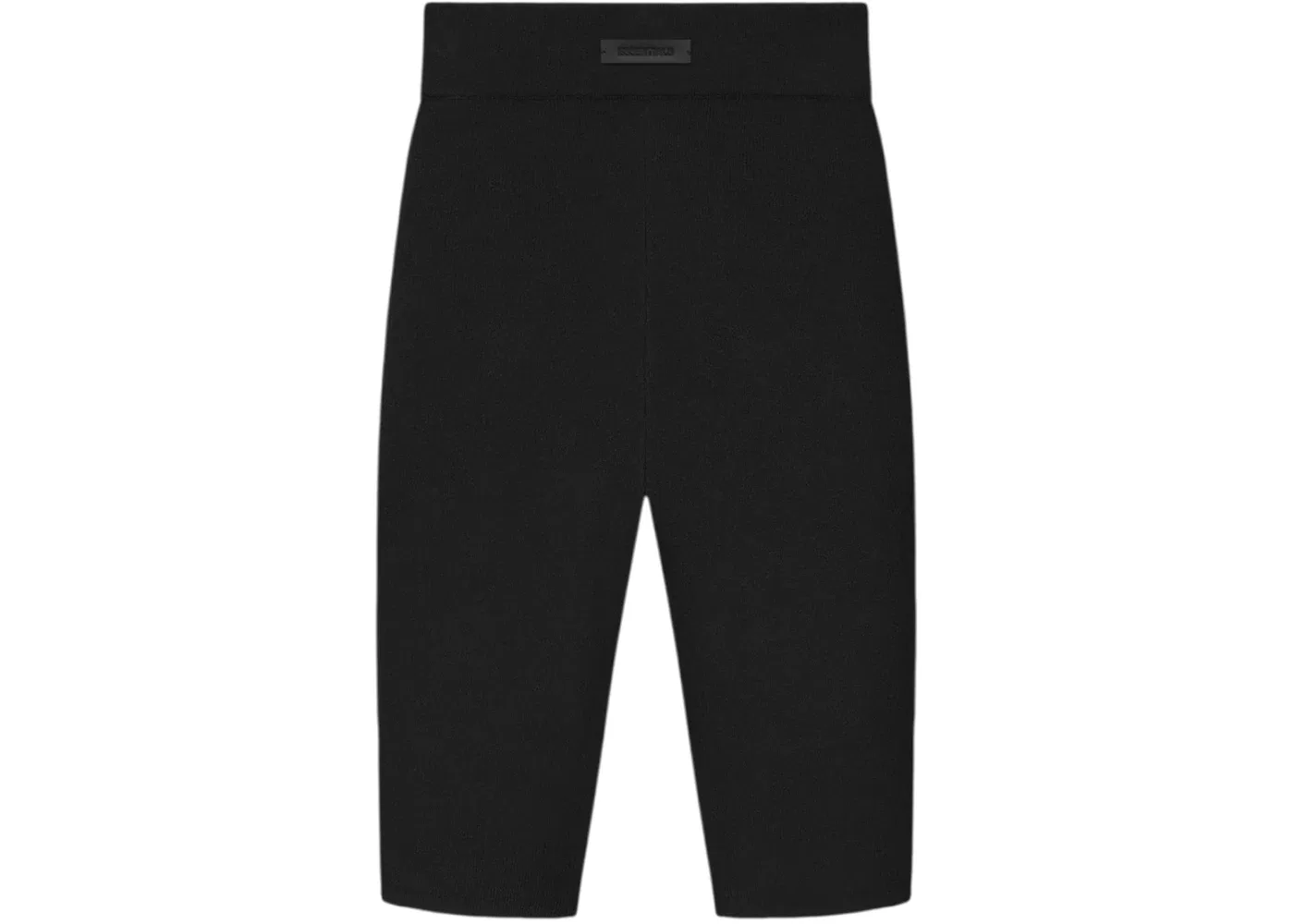 Женские шорты из рибаны с принтом Fear of God Essentials, Jet Black