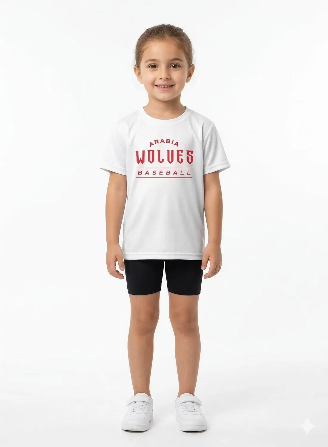 Футболка легкая с принтом Arabia Wolves Baseball United, белый