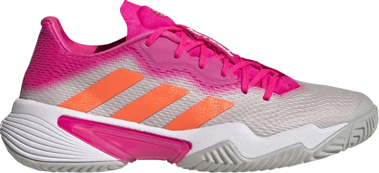 

Кроссовки Adidas Wmns Barricade 'Grey Team Shock Pink', серый