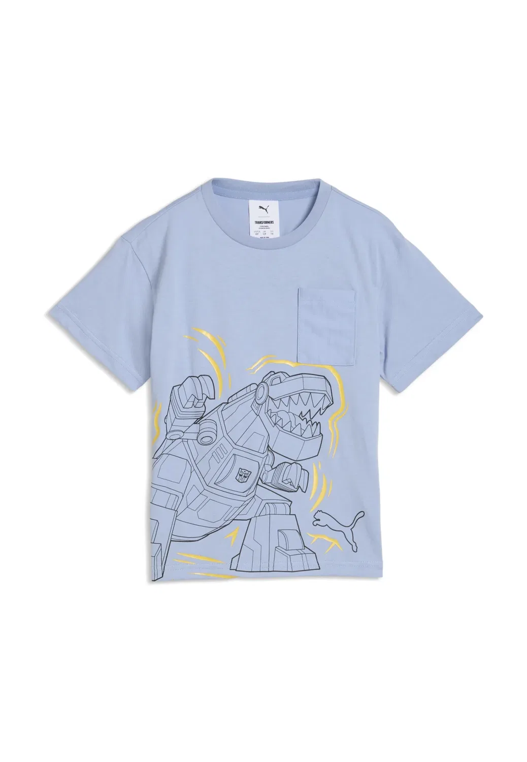 Футболка с принтом X Transformers в свободном стиле Puma, Chambray Blue — фото 3