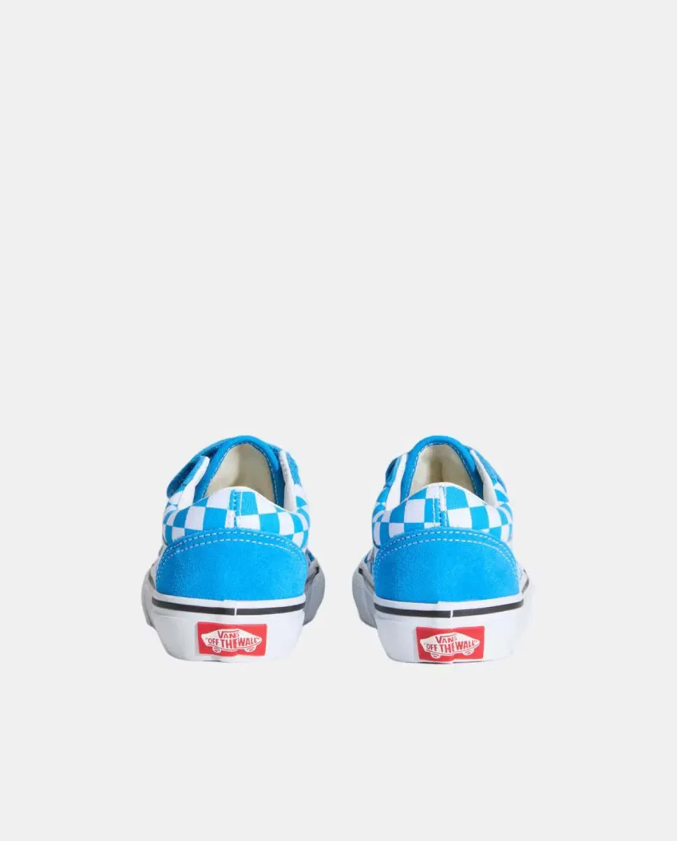 Детские кеды с принтом Old Skool Vans, Azul Cyan — фото 3
