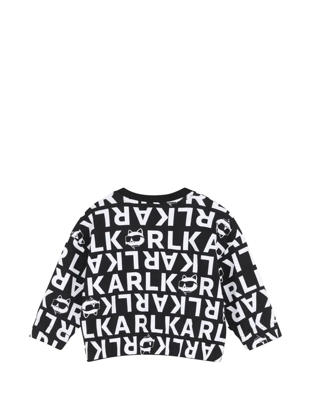 Спортивный костюм с логотипом Karl Lagerfeld Kids, черный — фото 4