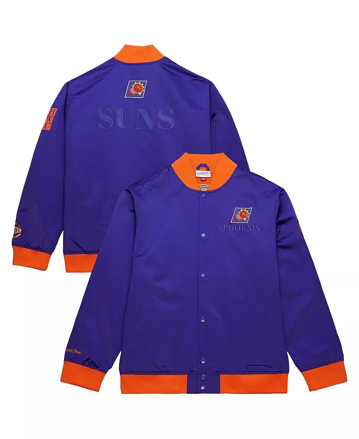 

Мужская легкая атласная куртка на молнии Phoenix Suns Hardwood Classics Team OG 3.0 фиолетового цвета Mitchell & Ness