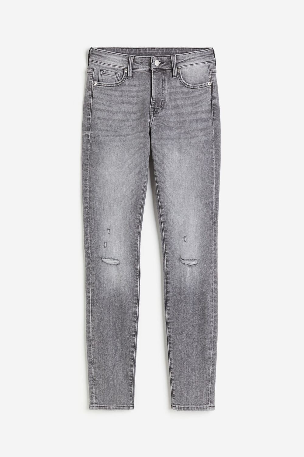 

Джинсы H&M Skinny Regular Ankle, серый