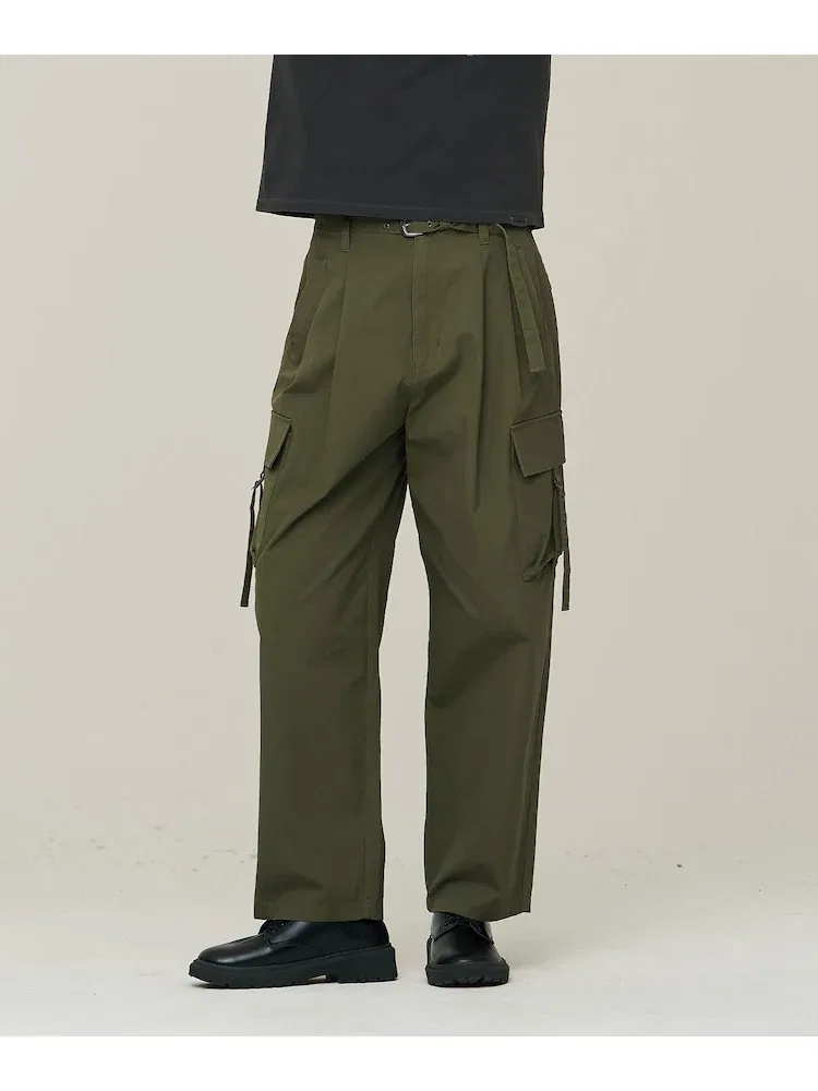 Широкие брюки W Cargo Parachute SUPERDRY, Olive
