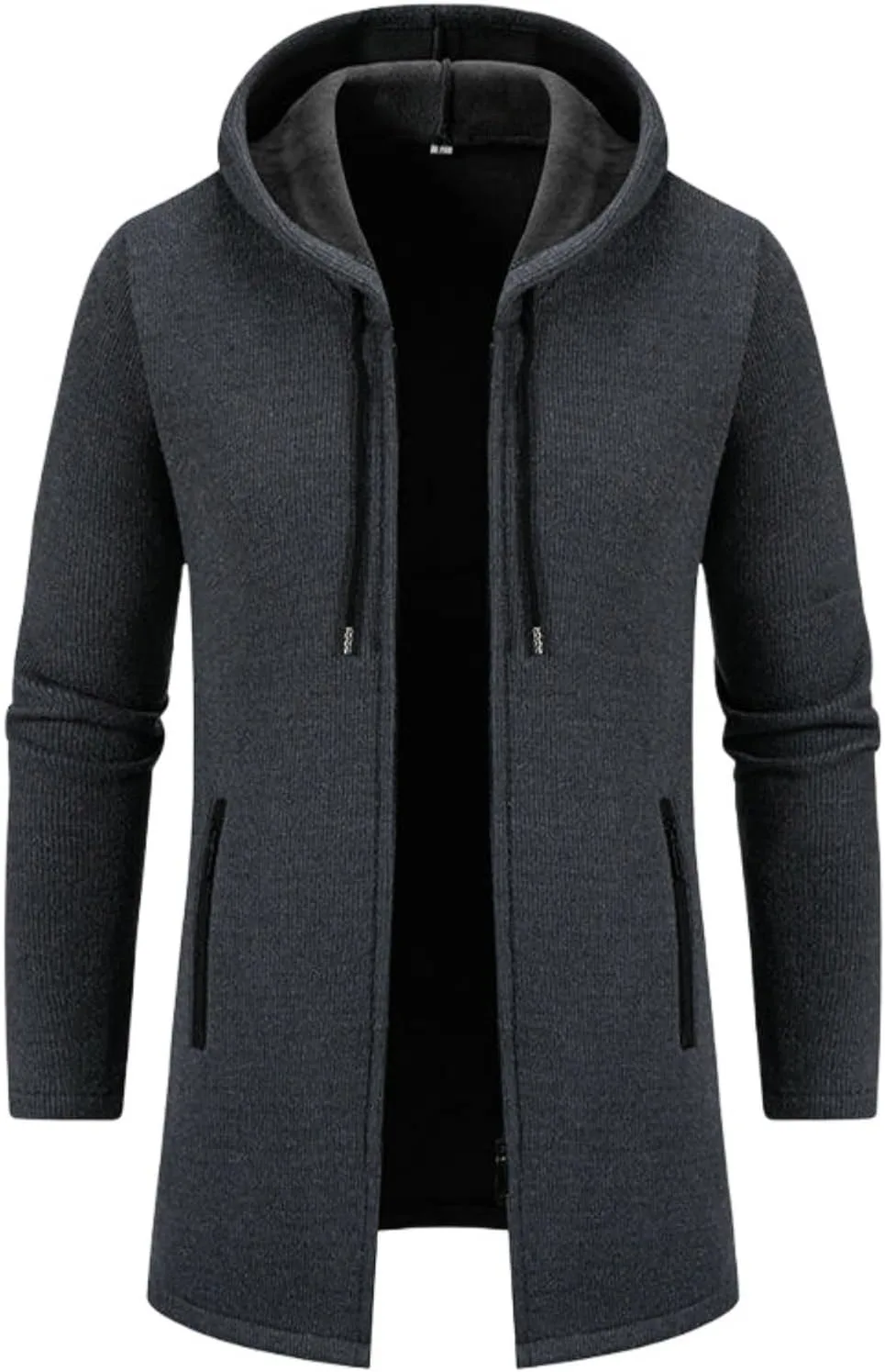 

Мужской утепленный кардиган с капюшоном на осень-зиму MUFURONG