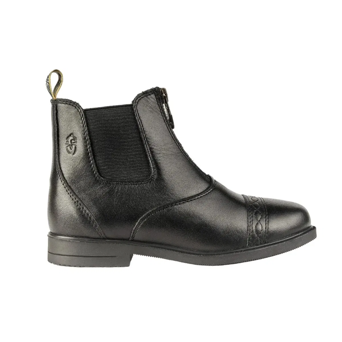 Ботинки для верховой езды из зернистой кожи Materia Moretta, Black
