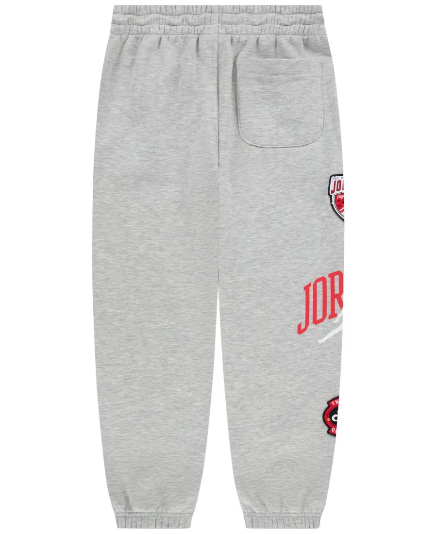 Спортивные брюки из футера с графикой Jumpman Jordan, Gray Heather — фото 2