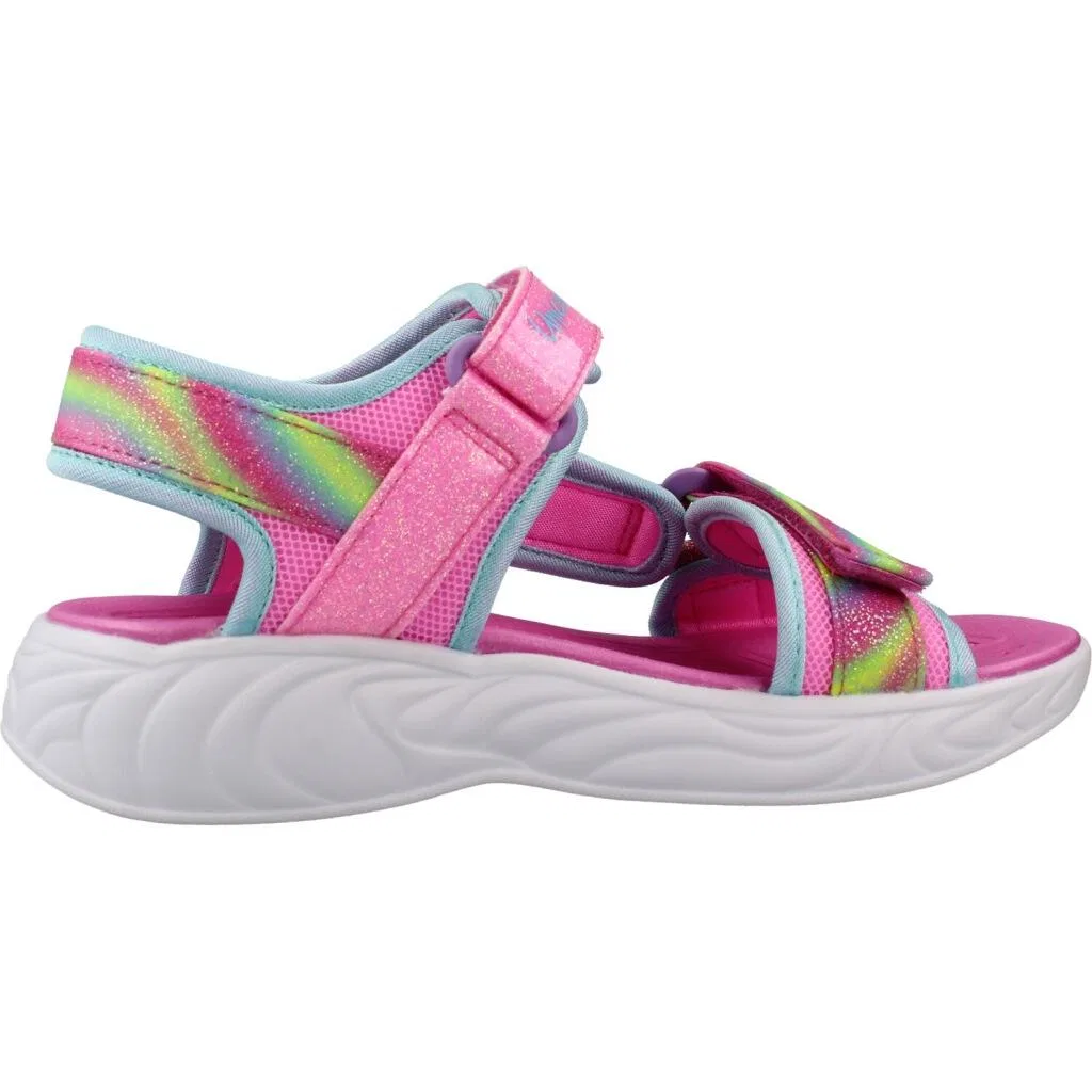 Детские сандалии с принтом Unicorn Dreams Skechers, Rosa — фото 4