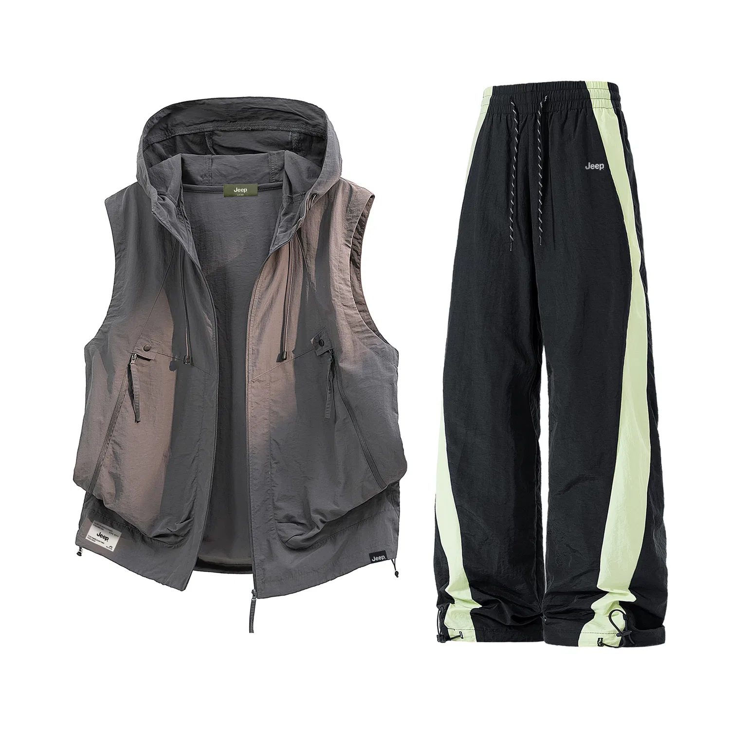 Детский комплект из жилета и брюк Jeep, Urban Style, Black/Volcanic Grey