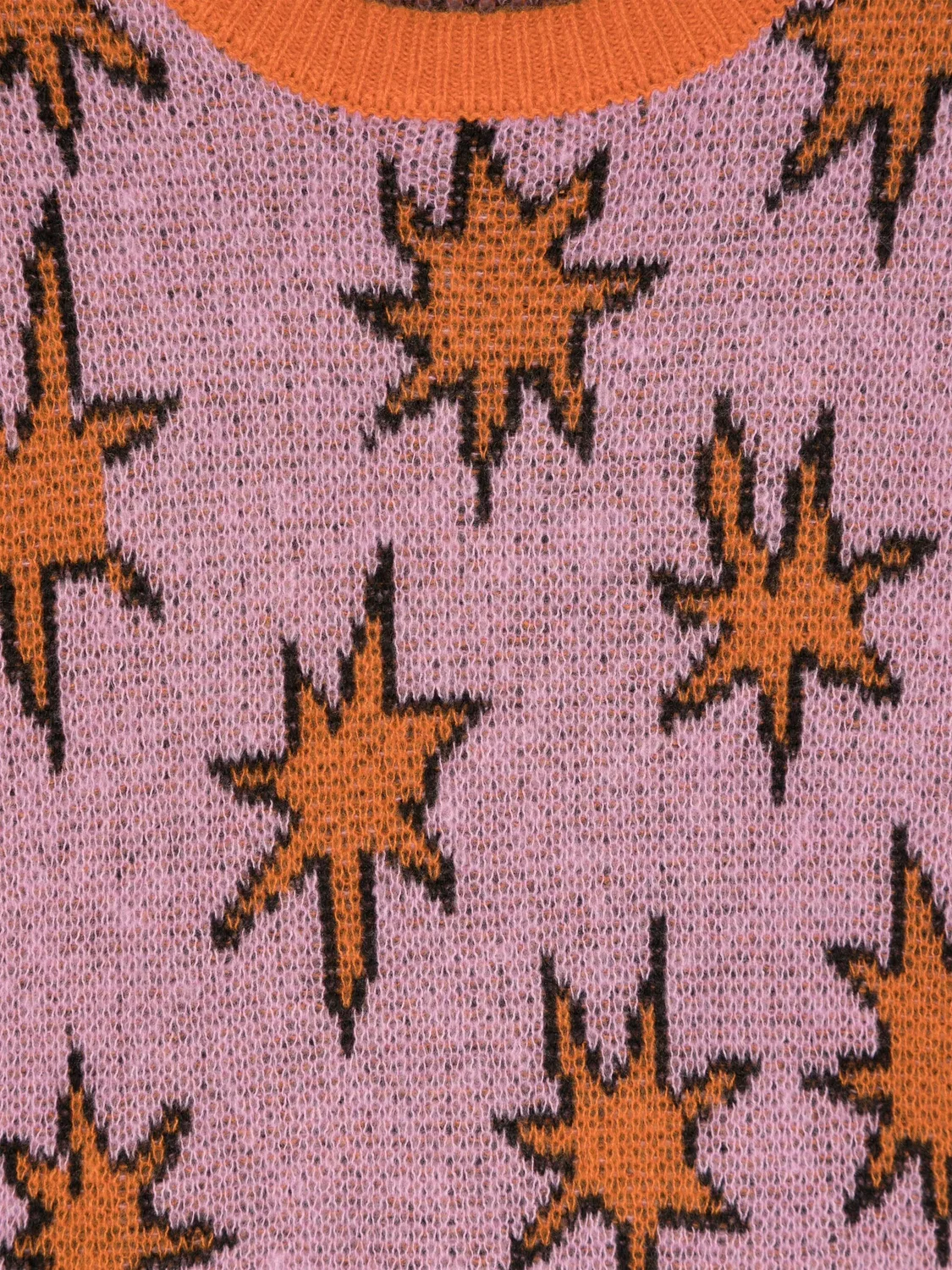 Жаккардовый джемпер со звездами Stella McCartney, розовый — фото 2