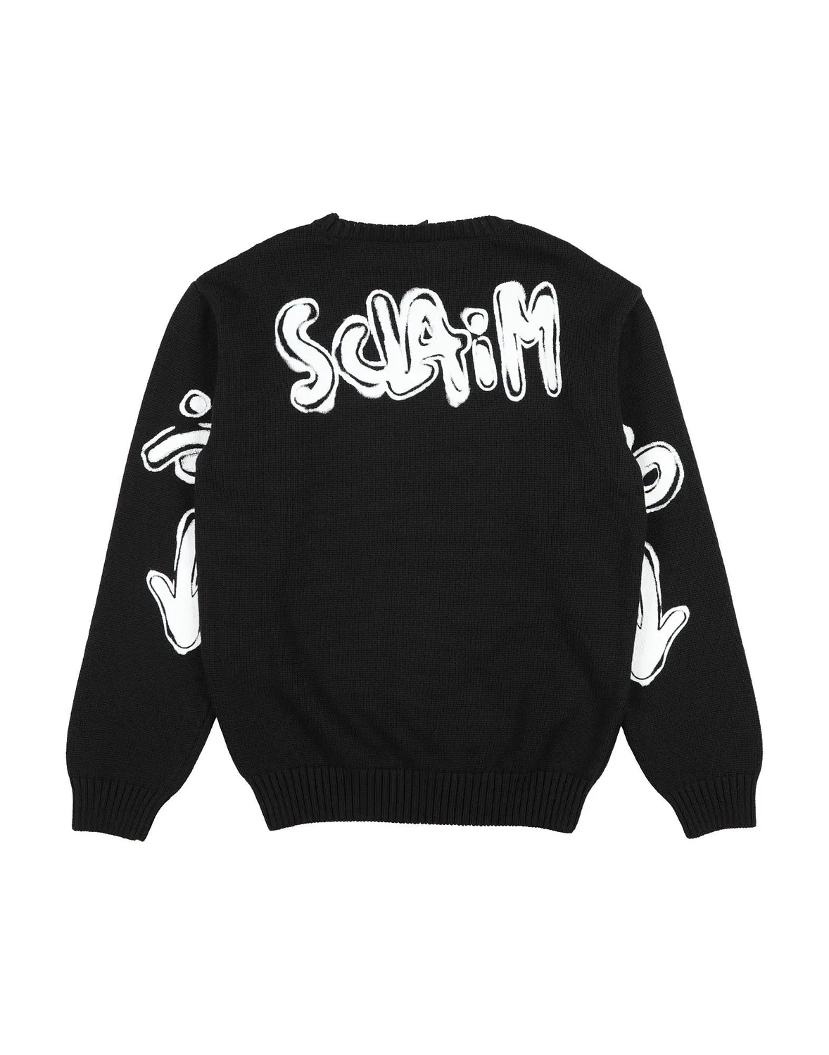 Детский джемпер с воротником-хомутом Disclaimer, черный — фото 2