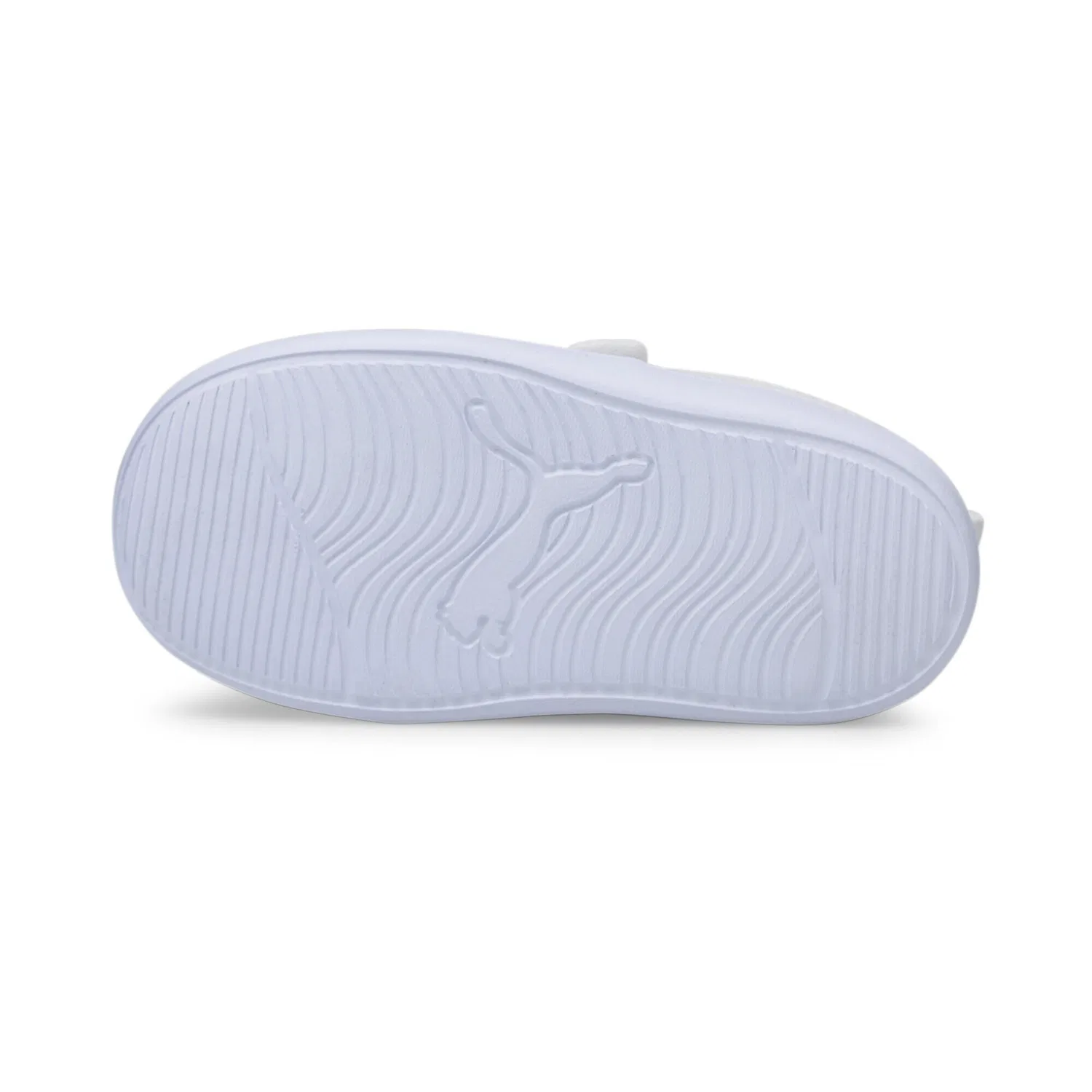 Детские кроссовки Puma Courtflex V2, Цвет Weiss / Grau / Konigliches Lila — фото 4
