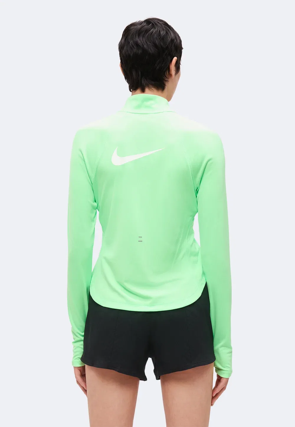 Tempo - футболка с длинными рукавами Nike Performance, Illusion Green/White — фото 3