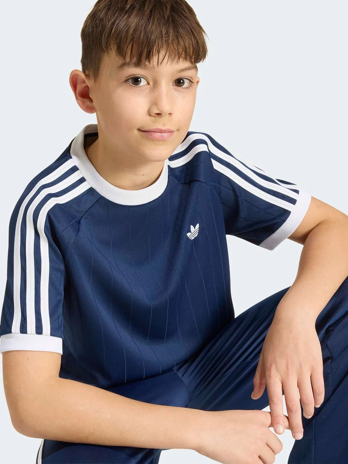 Футболка adidas Originals, синий — фото 4