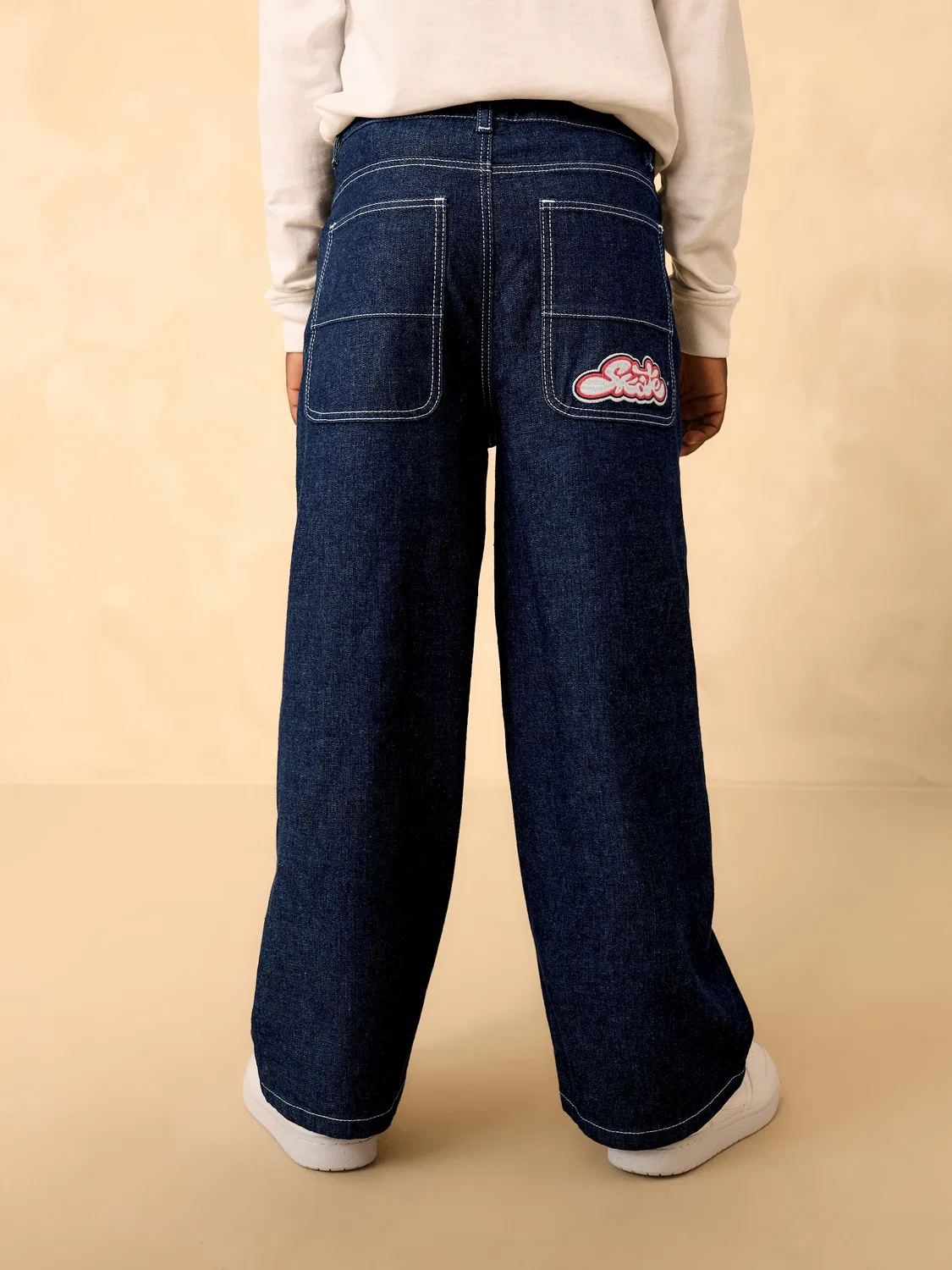 Джинсы Super-wide Fit Authentic Jeans Next, Denim Rinse — фото 3