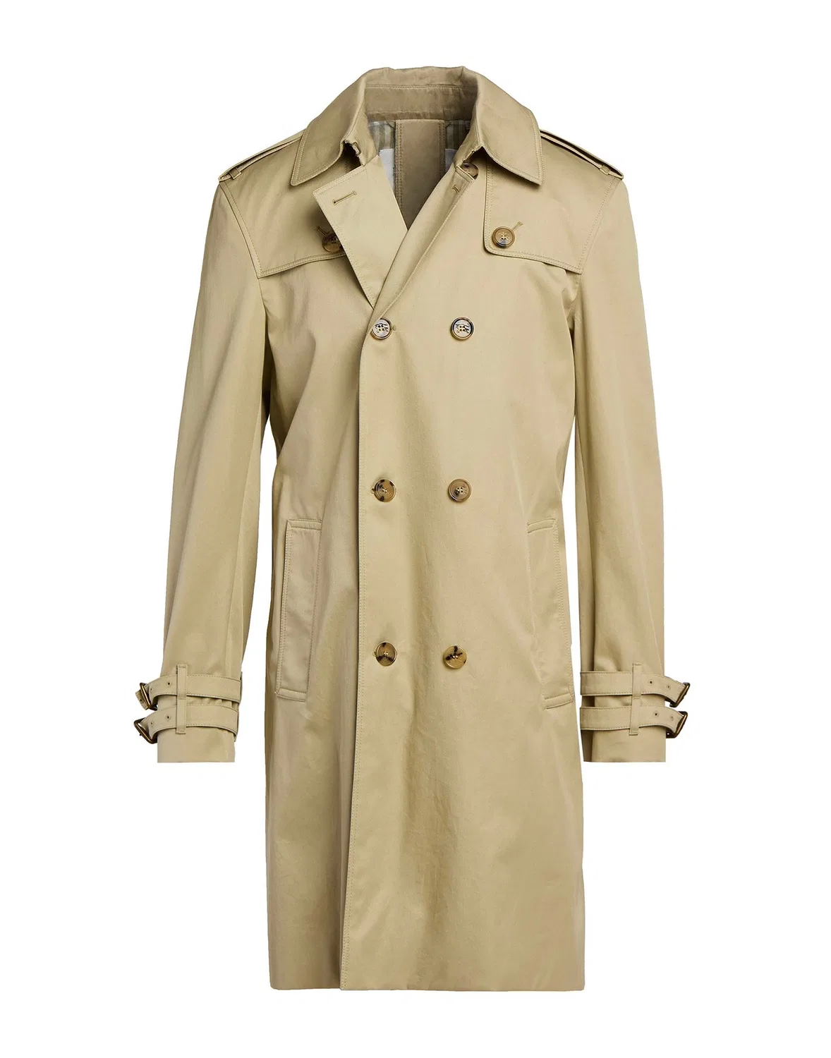 Мужское тренчкот из твила Burberry, бежевый
