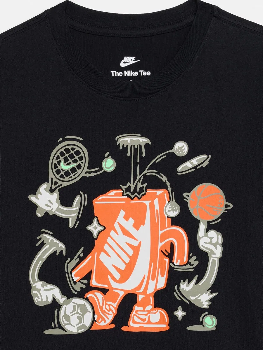 Футболка Nike Sportswear черного цвета — фото 3