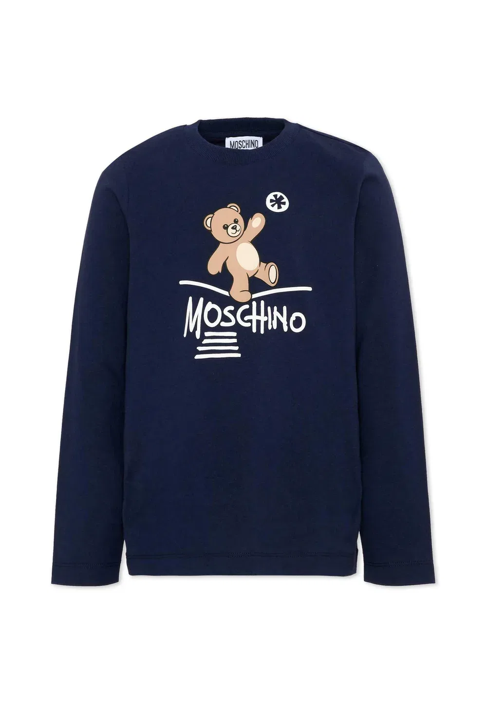 Футболка - топ с длинными рукавами Moschino, Blue
