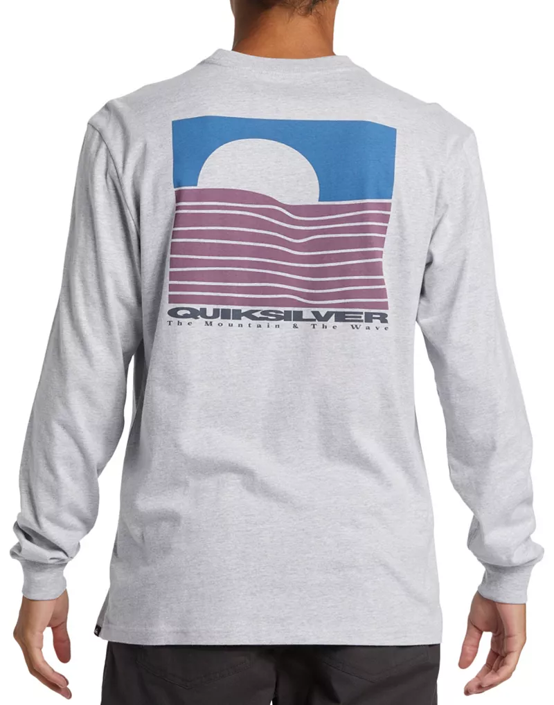 

Мужская рубашка с длинным рукавом Quiksilver Eye On Horizon, цвет Light Grey Heather