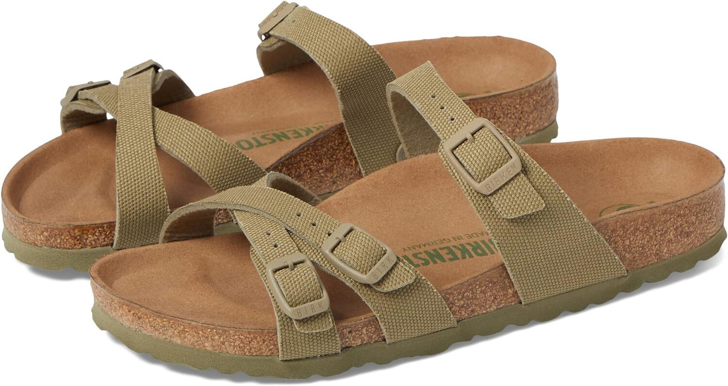 

Сандалии Birkenstock Franca Vegan Canvas, цвет Faded Khaki Canvas