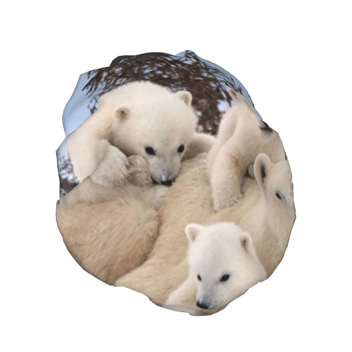 Шапочка для душа Polar Bear, Oudrspo, 27 см, Black — фото 2