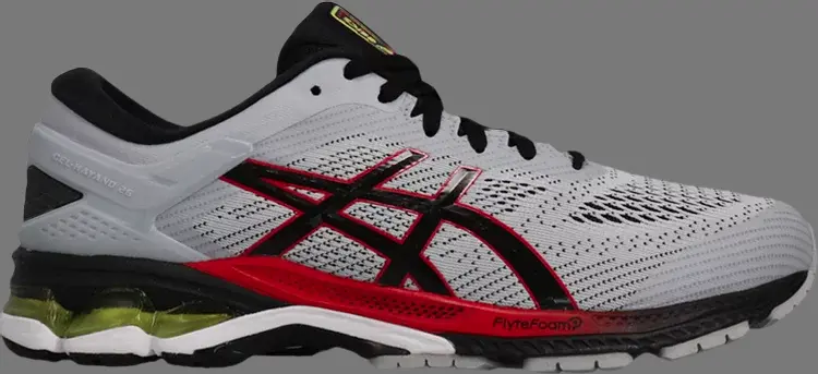 

Кроссовки gel kayano 26 'piedmont grey black' Asics, серый