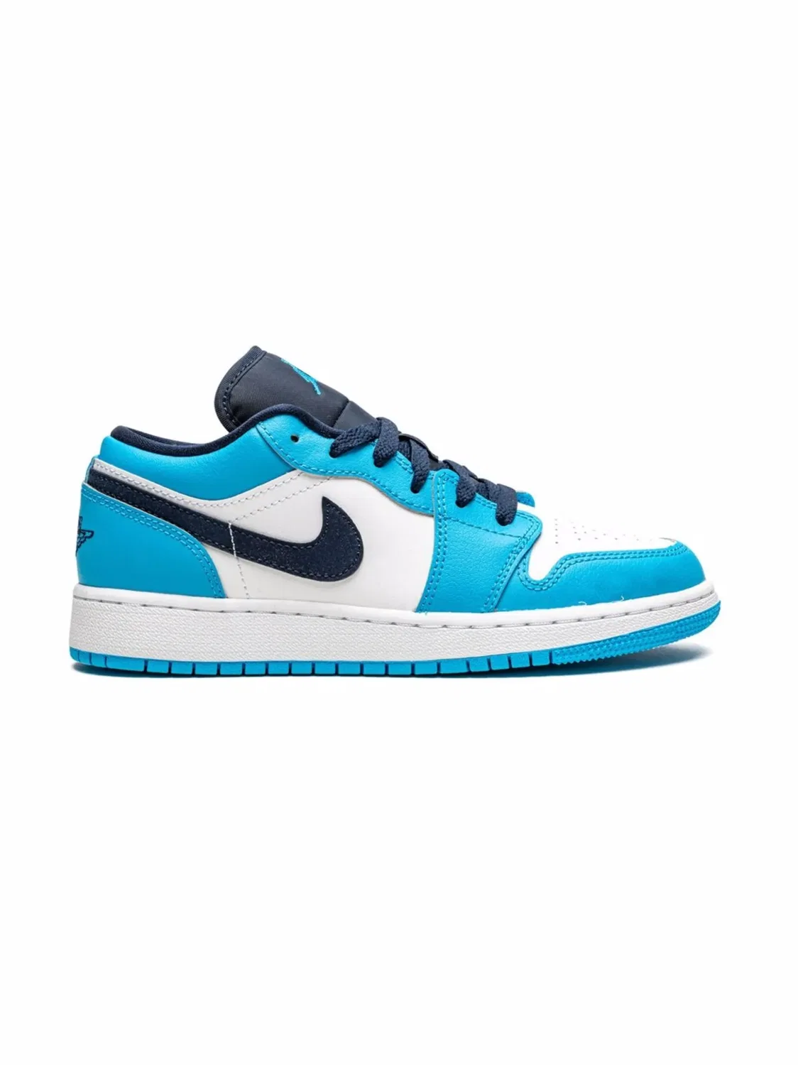 Кроссовки Air Jordan 1 Low "UNC", синий — фото 3