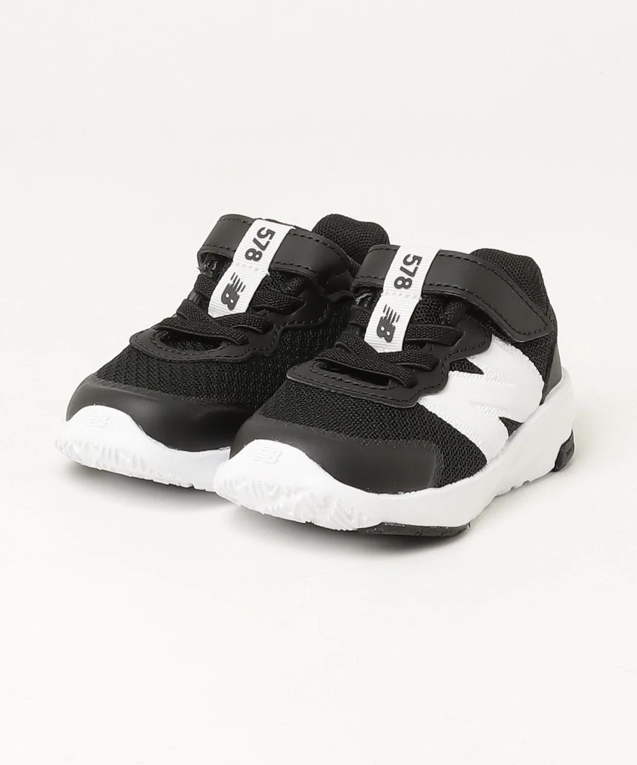 Детские кроссовки с липучкой 578 Hook & Loop New Balance, Черный — фото 2