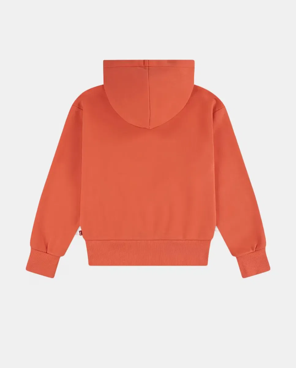 Детское худи для девочек с логотипом Levi's, Naranja — фото 2