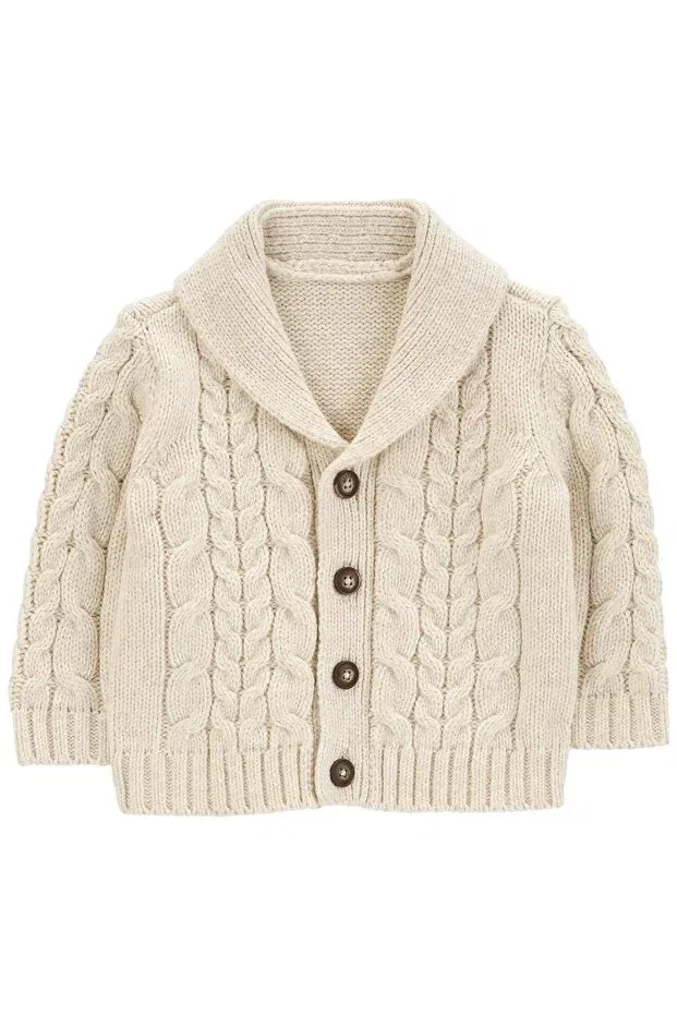 Детский кардиган для мальчиков хлопковый Oshkosh, Gray