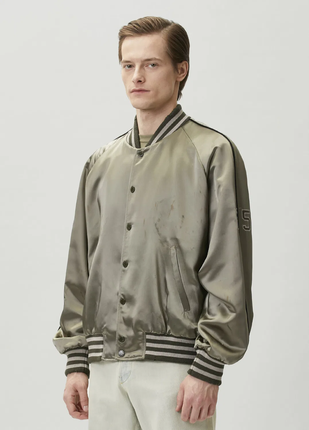 Классическая куртка Golden Goose, dark green — фото 3