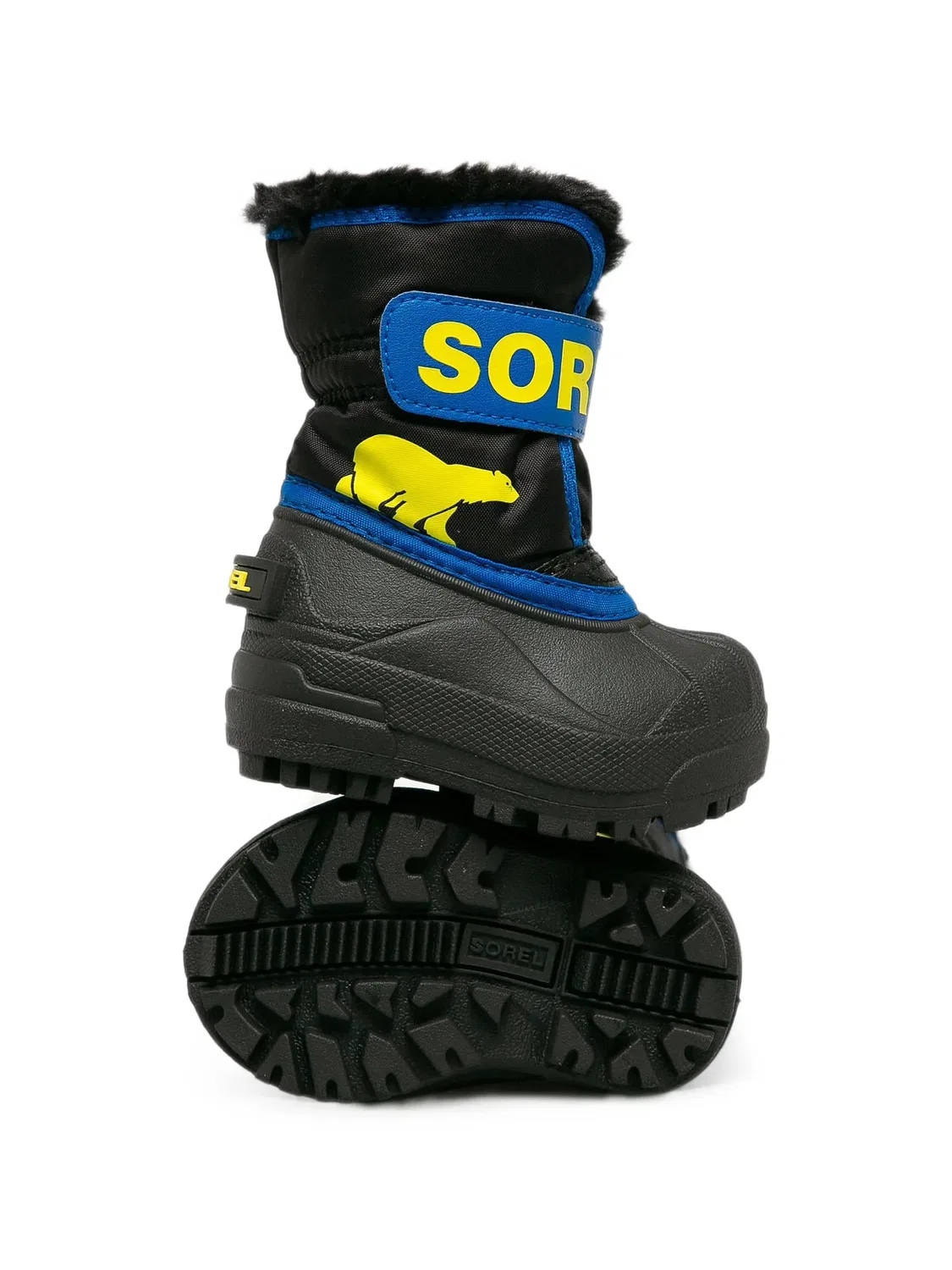 Сапоги Polar Snow Sorel Kids, черный — фото 4