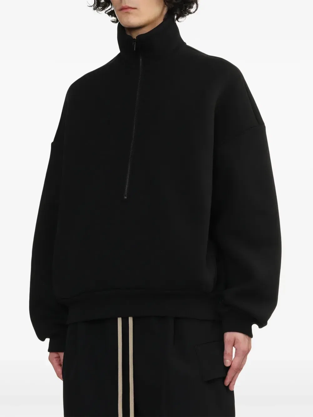 Толстовка с воротником на молнии Fear Of God, черный — фото 3