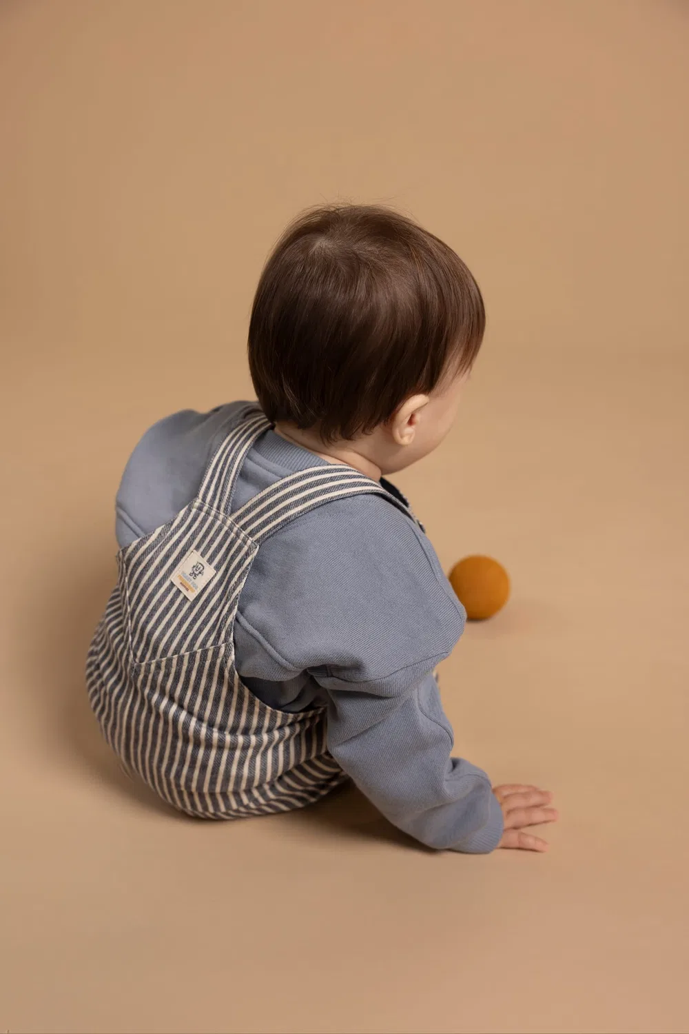 Штаны на лямках свободного кроя Relaxed Fit Noppies, черный — фото 4
