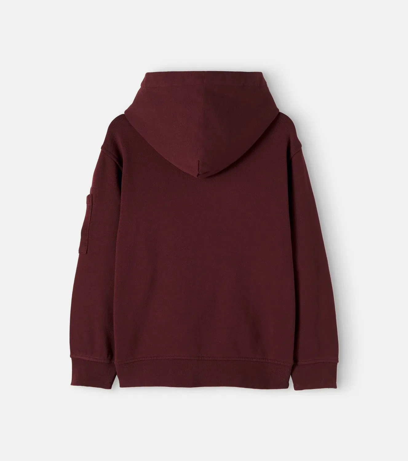 Свитшот хлопковый C.P. Company Kids, бордовый — фото 2