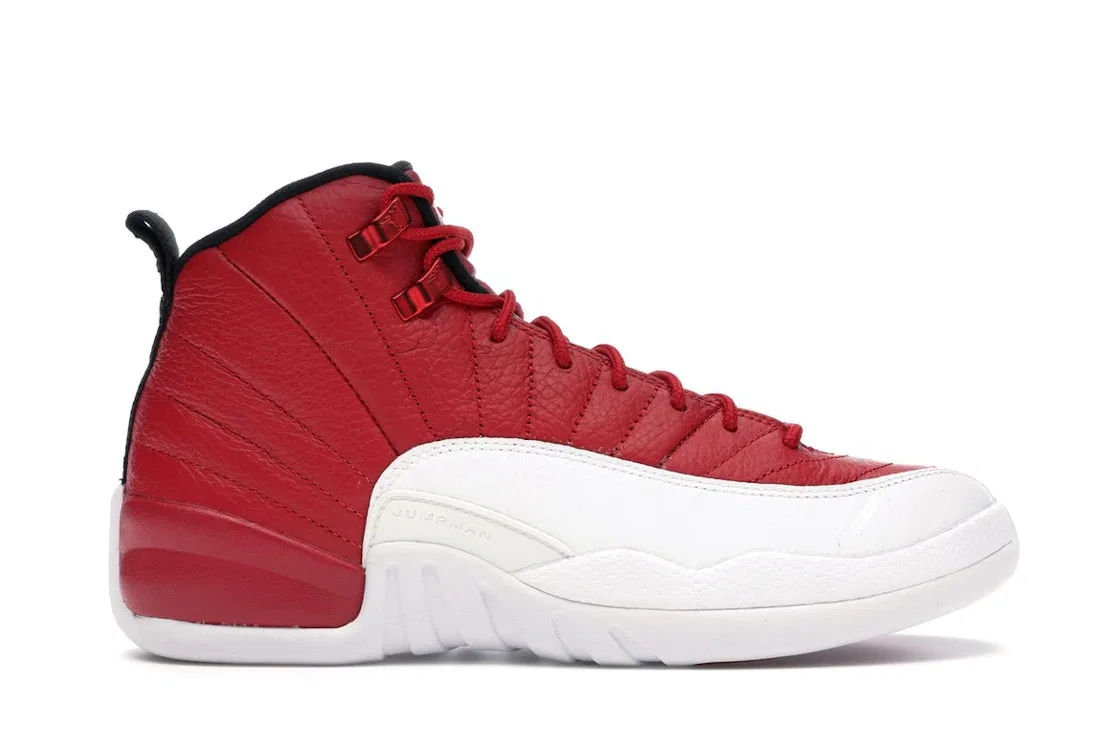 Детские кроссовки Lifestyle с уникальным стежковым узором Jordan 12 Retro, Gym Red/Black-White