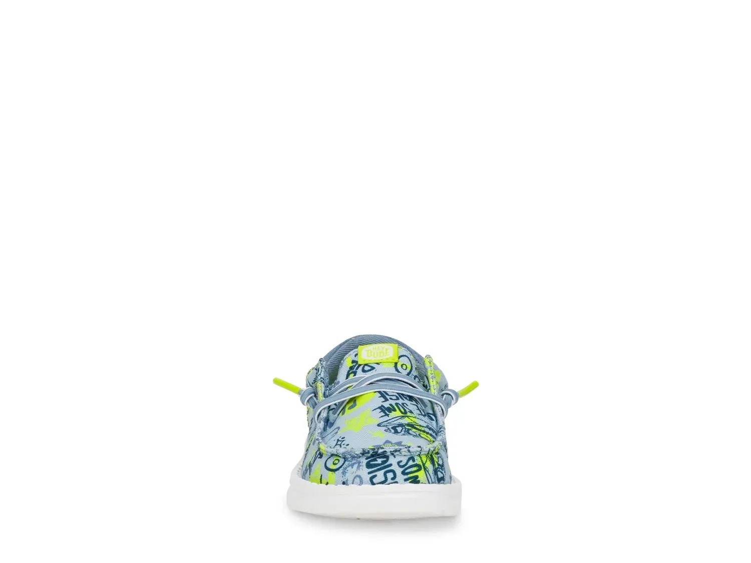 Лоферы Wally Loafer, HEYDUDE, Slate Blue/Lime Green — фото 2